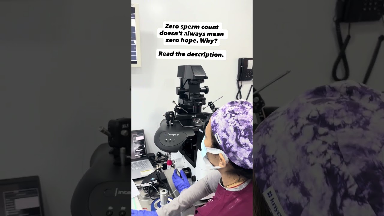Baby with zero sperm count?